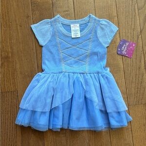 NEW 18 mo baby - DISNEY Princess Cinderella dress tutu tulle. Dress up/Halloween